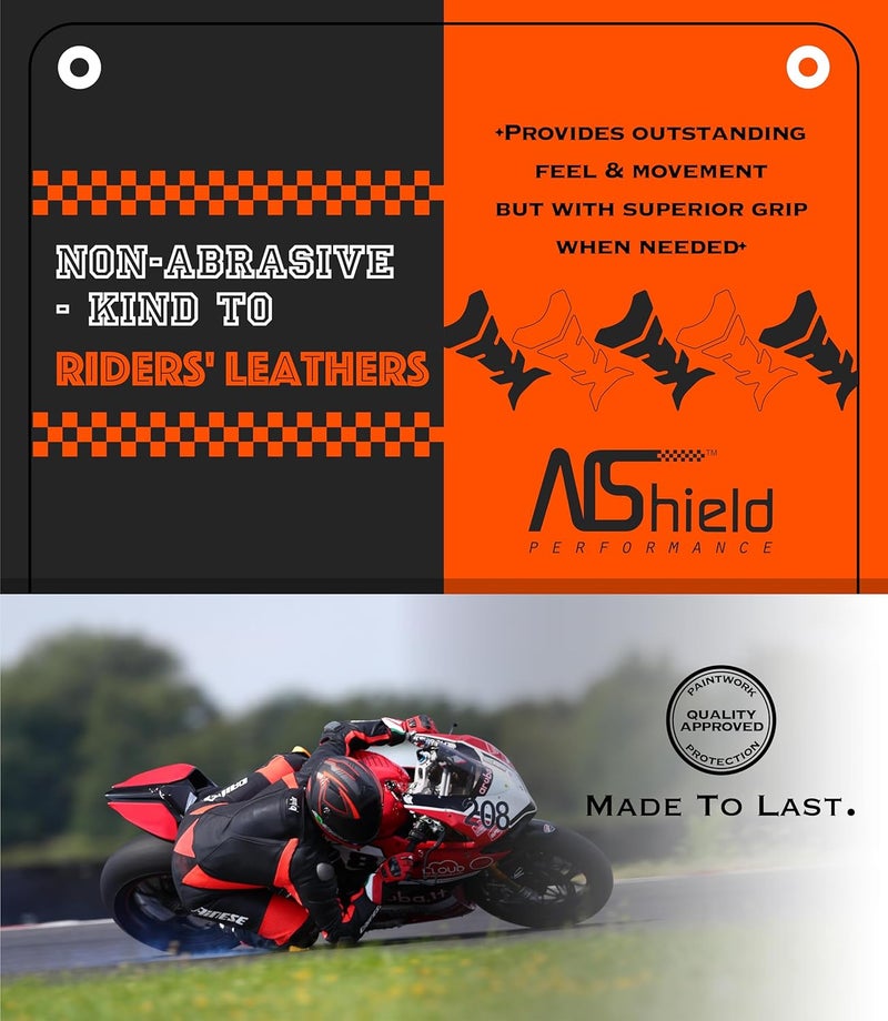 NShield Motorcycle Tank Pad Gas Tank Protector, 3D Motorcycle Tank Sticker Protector Decal Gas Oil Fuel Tank Pad Protector for Suzuki Kawasaki Honda Yamaha Ducati BMW - Slate Grey - Image 5